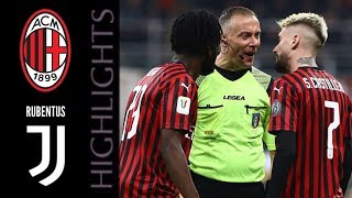 Milan-Juventus 1-1 Highlights Ita Coppa Italia 02/13/2020