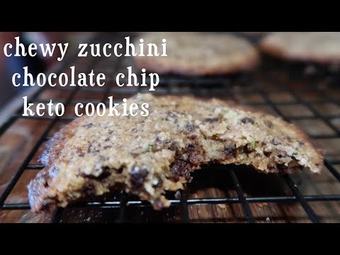VIDEO : chewy zucchini chocolate chip keto cookies | kid friendly | grain free | low carb | ketogenic recipe - recipe: https://www.primaledgehealth.com/recipe: https://www.primaledgehealth.com/recipes/ketogenic-chocolate-chip-recipe: http ...