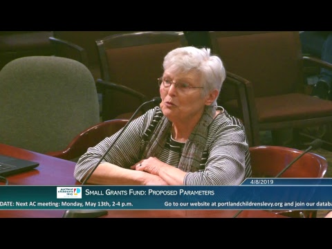 Portland Children's Levy 2019-04-08