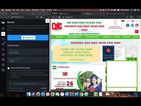 DDOS Attack Website https://nctu.edu.vn/