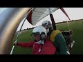 Enda's first flight in a microlight.