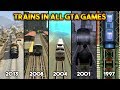 GTA : TRAINS IN ALL GTA GAMES! (WHICH IS BEST?)