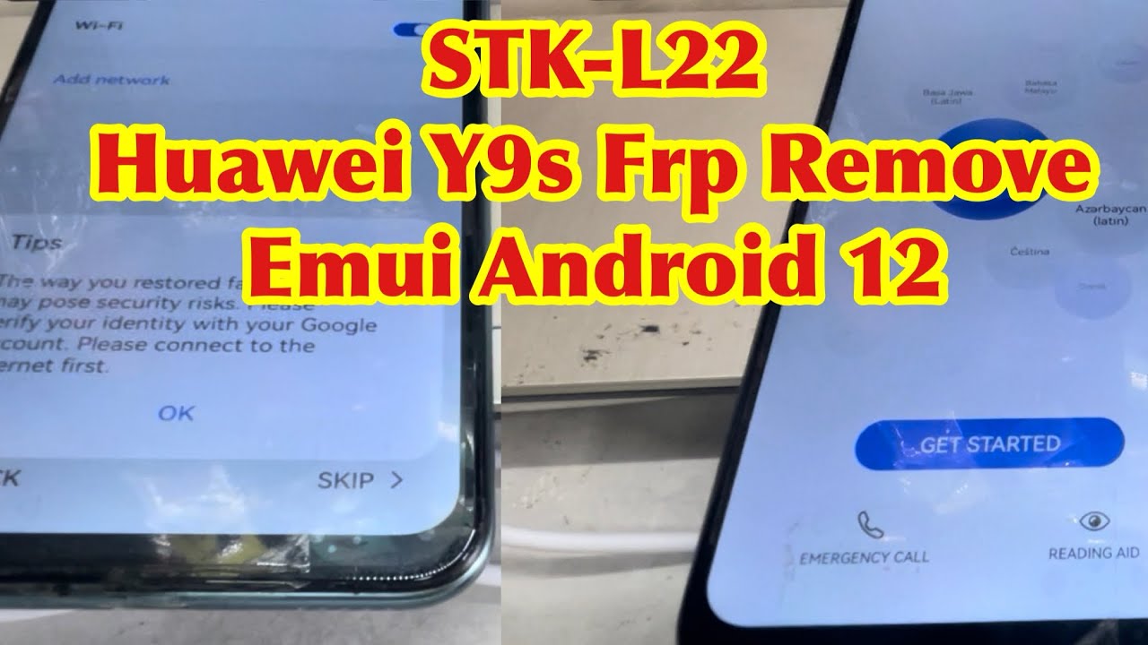 Huawei Y9 Prime Frp Bypass Android 12 / Remove Google Huawei Y9 Prime Frp Bypass Android 12 / Remove Google