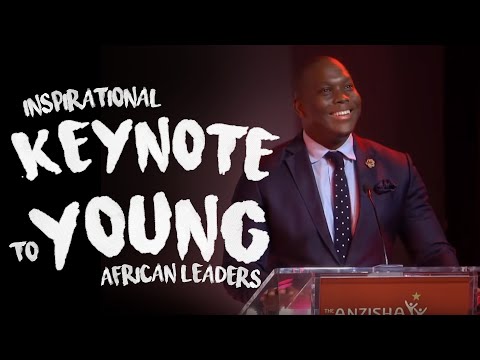 Vusi Thembekwayo delivers inspirational keynote to young African leaders