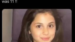 Ariana Grande Singing Reflection When She Was 11.Emotional