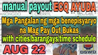 Ecq Ayuda List Mga Pangalan Ng Makakatanggap Ng Cash Istance Aug 22