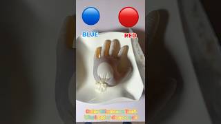 Blue And Red. Color Blindness Test. Color Blind People Cant See One Or Both Colors