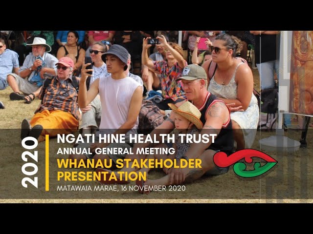 Ngāti Hine Health Trust AGM - November 2020