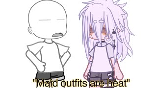 Maid Outfits Flash And Bright Color Warning