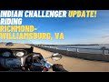 Indian Challenger Update: Richmond VA to Williamsburg VA Ride!