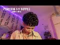 PIERCING MY OWN NIPPLE FROM HOME (AGE 18) | Biddle