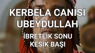 KERBELÂ CANİSİ UBEYDULLAH'ın İBRETLİK ÖLÜMÜ ve KESİK BAŞIN TEŞHİRİ