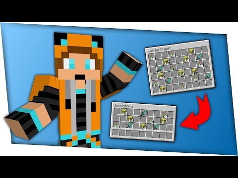 MOVE ALL THE ITEMS IN A CHEST INTO YOUR INVENTORY INSTANTLY! | Java Edition Tip/Tutorial (Minecraft)