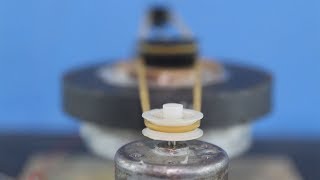 Free Energy Generator With Light Bulb Using DC Motor Self Running Project 2019