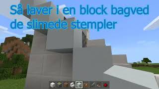 ((Dansk Minecraft)) - Mine Bygge Tips - Hvordan Man Laver En Skjult Trappe!