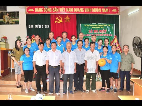 LỄ RA MẮT CLB BÓNG CHUYỀN HƠI -XÓM TRƯỜNG SƠN - PHƯỜNG ĐÔNG SƠN - TX BỈM SƠN
