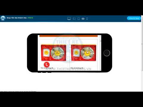 Mẫu thiết kế website cửa hàng yến sào 01 tại ThietKeWeb60s.vn