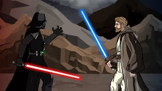 Darth Vader  Vs Obi-Wan Kenobi. Animation Ep 1