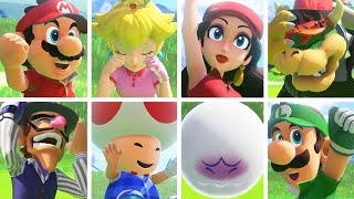 Mario F Super Rush - All Character Post-Hole Animations