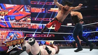 Ambrose & Rollins form a unified front against the Raw Tag Team Champions: SummerSlam 2017 Ambrose & Rollins form a unified front against the Raw Tag Team Champions: SummerSlam 2017