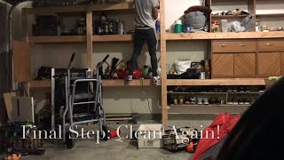 Making Shelves for a 2 Car Garage in 2 Days.