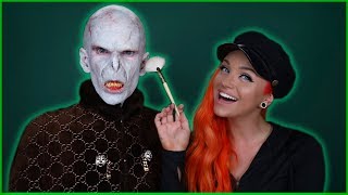 Lord Voldemort Makeup Transformation Feat. Glam&Gore