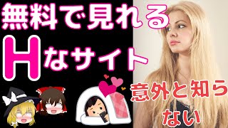 ゆっくり解説安心安全無料で見れる叡智なサイト　８選