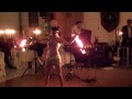 Alice In Flames - fire show with sword - Sun Hall Hotel, Larnaka