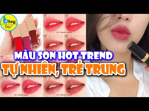 Top 10 màu sơn môi trẻ trung nhất cho nàng đón năm mới 2021