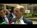 Taoiseach Enda Kenny Doorstep on arrival- EU Council 22nd