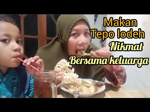 makan Tepo lodeh seru  nikmatnya bareng keluarga @esparti99