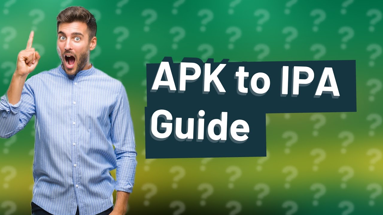 How to convert APK to IPA on pc? How to convert APK to IPA on pc?