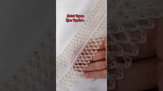 Çok Şık Boncuklu İğne Oyası Namaz Örtüsü