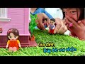 Gia đình vui nhộn, hoạt hình búp bê đồ chơi, Family story doll toys, entertainment for babie