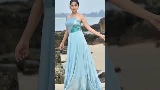 Anika Surendran Blue Dress M