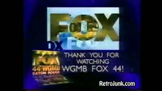 Wgmb Fox Station Id 1995 Thanks For Watching Wgmb Fox 44