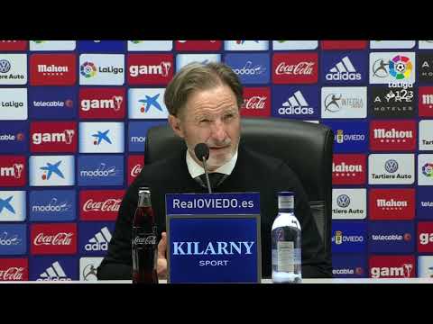 Rueda de prensa de Anquela tras el Real Oviedo vs AD Alcorcón (1-0)