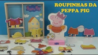 Peppa Pig e as roupinhas magnéticas - Ímã que gruda #peppapig #roupasmagneticasdaPeppa