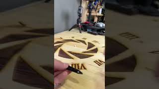 Creating Pocket Contour With 3 To Add Clock To The Laser Carved Clock
