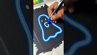 Diy Halloween Ghost With Acrylic Marker