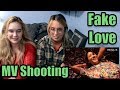 "Fake Love" MV Shooting Reaction