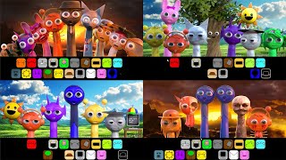Incredibox Sprunki 3D Edition You Horror Mod 3D Horror Version Vs Fake Sprunksprunkify Original