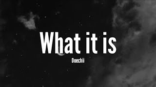What it is-Doechii(Solo Ver.) ( Lyric Video)