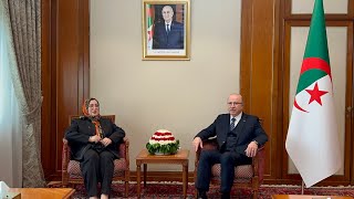 الوزير الأول يستقبل وزيرة الدولة لشؤون المرأة بحكومة الوحدة الوطنية لدولة ليبيا