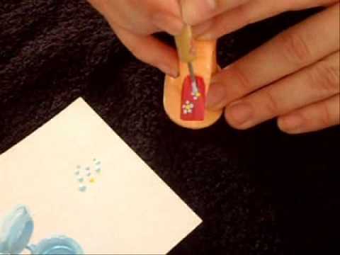 A quick tutorial on how to use a Nail Art Dotting Tool