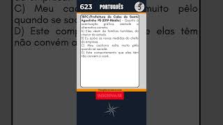 622 - Questão De Português Para Concursos - Ibfc.