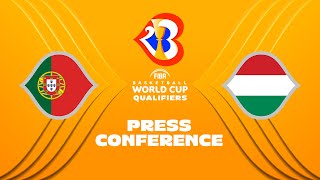 Portugal v Hungary - Press Conference | FIBA Basketball World Cup 2023 - European Qualifiers