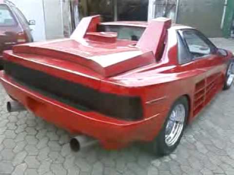 Pontiac Fiero Testarossa Replica Replika Custom Car Nova Kit Car Sterling 