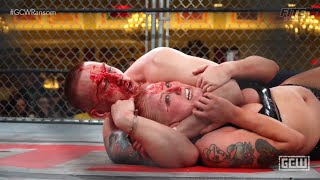 Free Match Charles Mason Vs Allie Katch - Steel Cage Match - Gcw