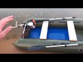 Слань, доработанный мотор Patriot BM 106. Выход на глиссер.
